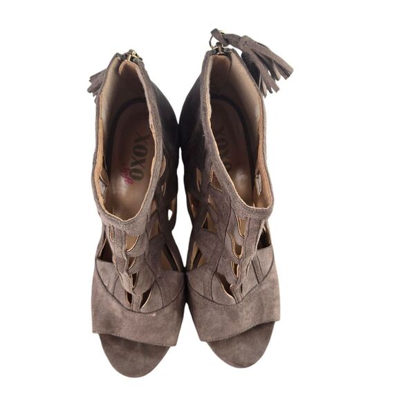 XOXO Soft‎ Catalina Womens 8 M Brown Zipper 4" Stiletto Heel - Picture 8 of 10